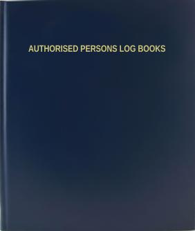 AUTHORISED PERSONS LOG BOOKS