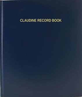 CLAUDINE RECORD BOOK