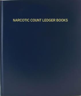 NARCOTIC COUNT LEDGER BOOKS