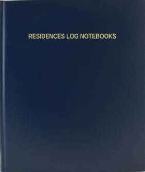 RESIDENCES LOG NOTEBOOKS